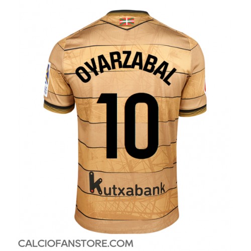Maglia Calcio Real Sociedad Mikel Oyarzabal #10 Seconda Divisa 2024-25 Manica Corta